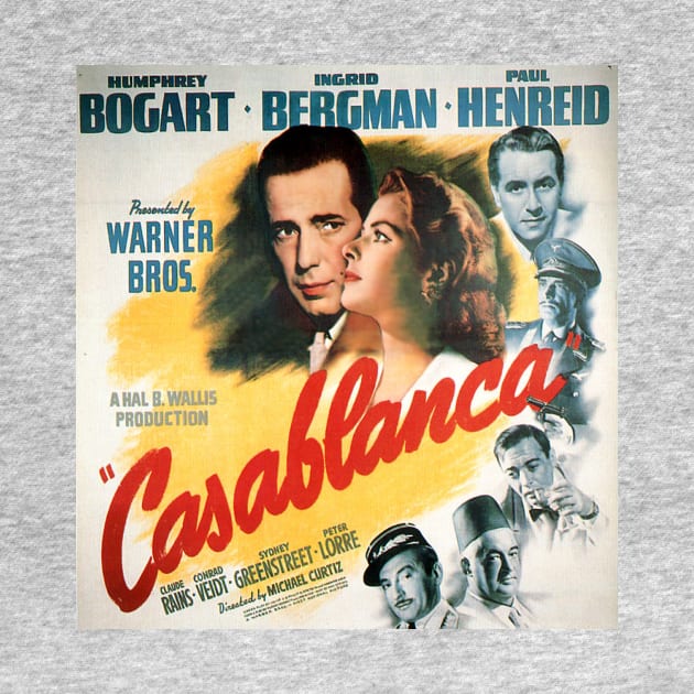 Classic Movie Poster - Casablanca by Starbase79